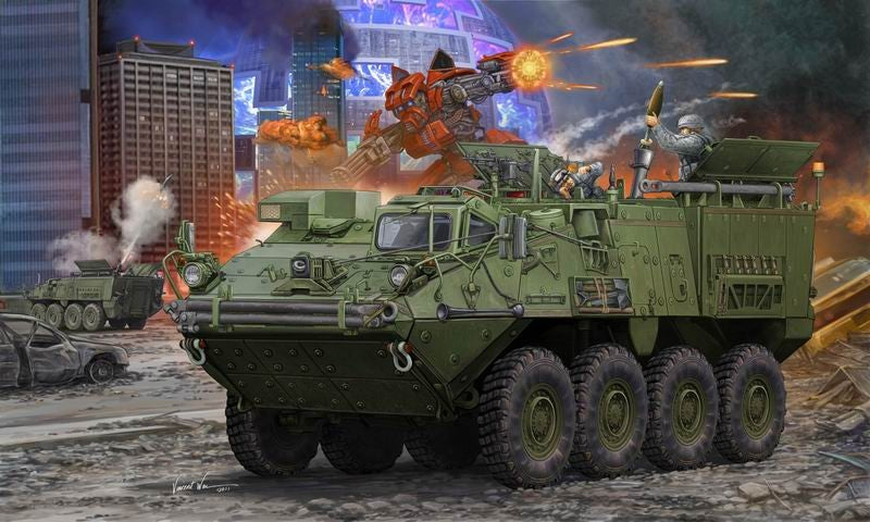 Trumpeter 01512 1:35 M1129 Stryker Carrier (MC-B) w/120mm Mortar Vehicle Kit