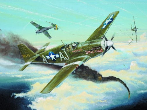 Trumpeter 02274 1:32 P51B Mustang Fighter Military Aircraft Plane Model Kit