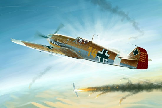 Trumpeter 02293 1:32 Messerschmitt BF109F4/Trop German Fighter Plane Kit