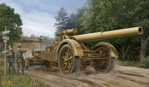 Trumpeter 02314 1:35 German 21cm Morser 18 Heavy Artillery Gun Plastic Model Kit