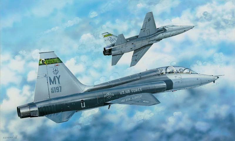 Trumpeter 02876 1:48 USAF T38C Talon II Jet Trainer Military Aircraft Plane Kit