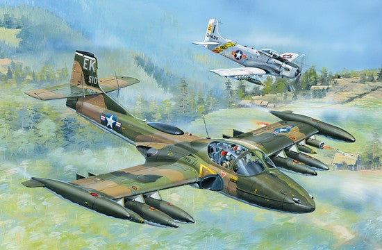 Trumpeter 02888 1:48 US A37A Dragonfly Light Ground Attack Military Plane Kit