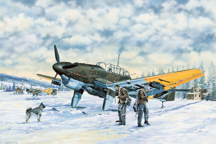 Trumpeter 03215 1:32 Junkers Ju87B/U4 Stuka German Military Aircraft Plane Kit