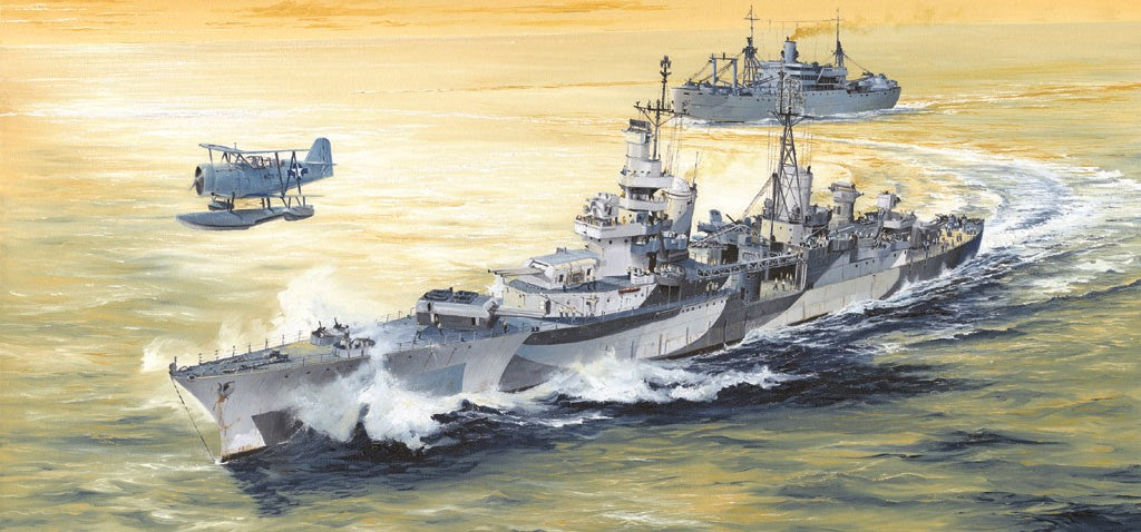 Trumpeter 05327 1:350 1944 USS Indianapolis CA35 Heavy Cruiser Military Ship Kit