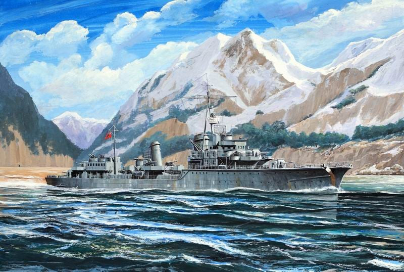 Trumpeter 05790 1:700 1945 German Zerstorer Z-28 Destroyer Plastic Model Kit