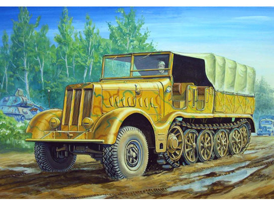 Trumpeter 07203 1:72 German Famo SdKfz 9 18-Ton Halftrack Plastic Model Kit