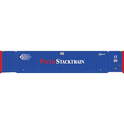 Atlas 20 003 003 HO Pacer Jindo 53' Cargo Container Pacu Set #2 (Pack of 3)