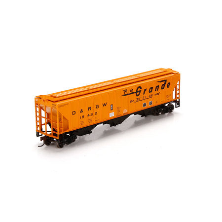 Athearn 72395 HO D&RGW RTR PS 4740 Covered Hopper #15432 LN/Box