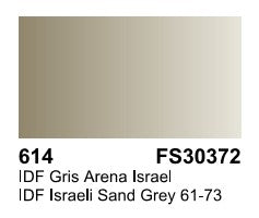 Vallejo Paint 70614 IDF Israeli Sand Grey Acrylic Surface Primer - 17 ml. Bottle