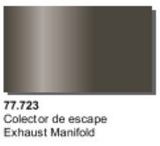 Vallejo Paint 77723 Exhaust Manifold Metal Color Acrylic Paint - 32 ml. Bottle