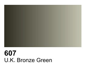 Vallejo Paint 73607 UK Bronze Green Acrylic Surface Primer - 60 ml. Bottle