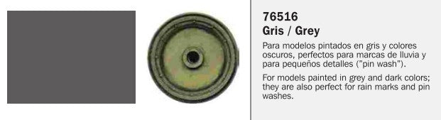 Vallejo Paint 76516 Off-Grey Model Wash Weathering Effect Paint - 35 ml. Bottle
