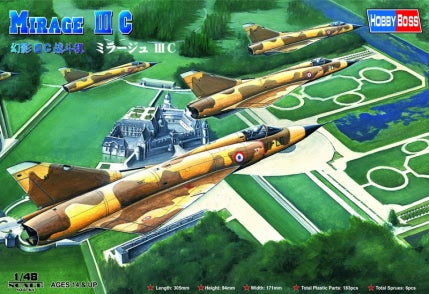 Hobby Boss Models 80315 1:48 Mirage III C Military Aircraft Plane Model Kit