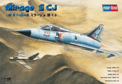 Hobby Boss Models 80316 1:48 Mirage III CJ Military Aircraft Plane Model Kit