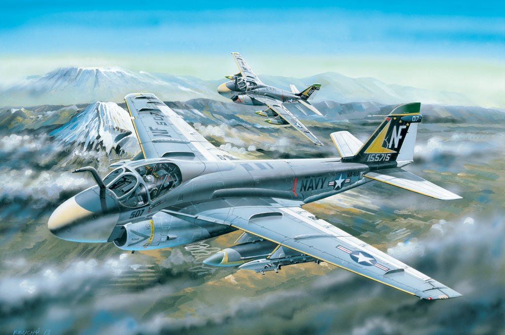 Hobby Boss Models 81708 1:48 Grumman A-6A Intruder Military Aircraft Plane Kit