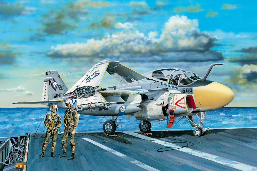 Hobby Boss Models 81709 1:48 Grumman A-6E Intruder Military Aircraft Plane Kit