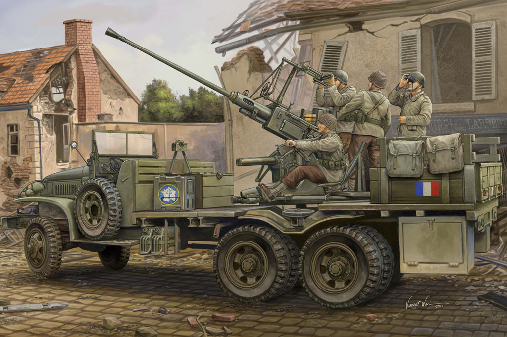 Hobby Boss s 82459 1:35 GMC Bofors 40mm Truck Military Vehicle Model Kit