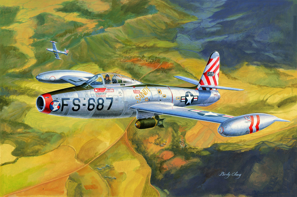 Hobby Boss Models 83207 1:32 Republic F-84E Thunderjet Military Plane Kit