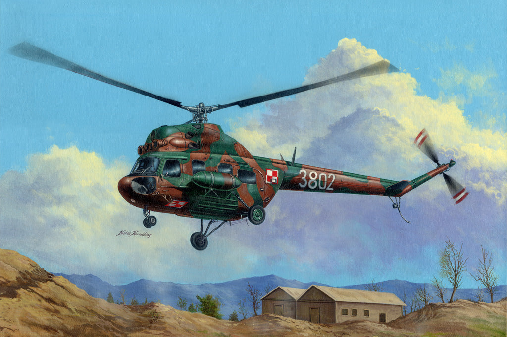 Hobby Boss s 87241 1:72 Mil Mi-2T Hoplite Military Aircraft Helicopter Kit