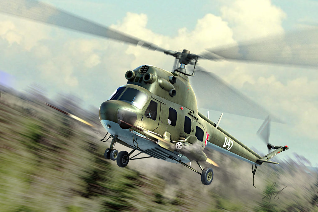 Hobby Boss s 87243 1:72 Mil Mi-2URN Hoplite Military Aircraft Helicopter Kit