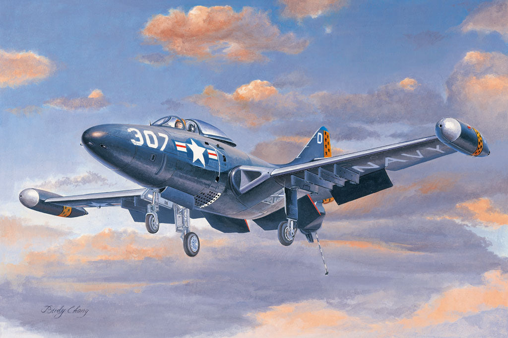 Hobby Boss Models 87248 1:72 Grumman F9F-2 Panther Military Aircraft Plane Kit