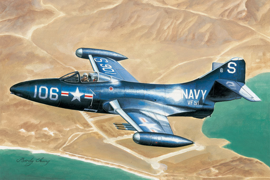 Hobby Boss Models 87250 1:72 Grumman F9F-3 Panther Military Aircraft Plane Kit