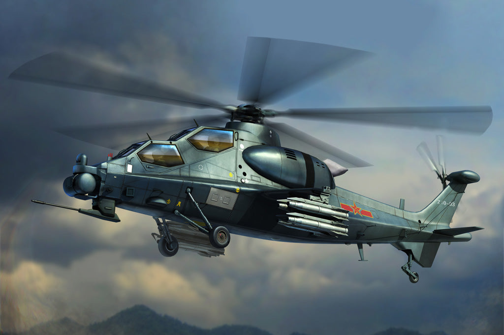 Hobby Boss s 87253 1:72 Chinese Z-10 Attack Military Aircraft Helicopter Kit