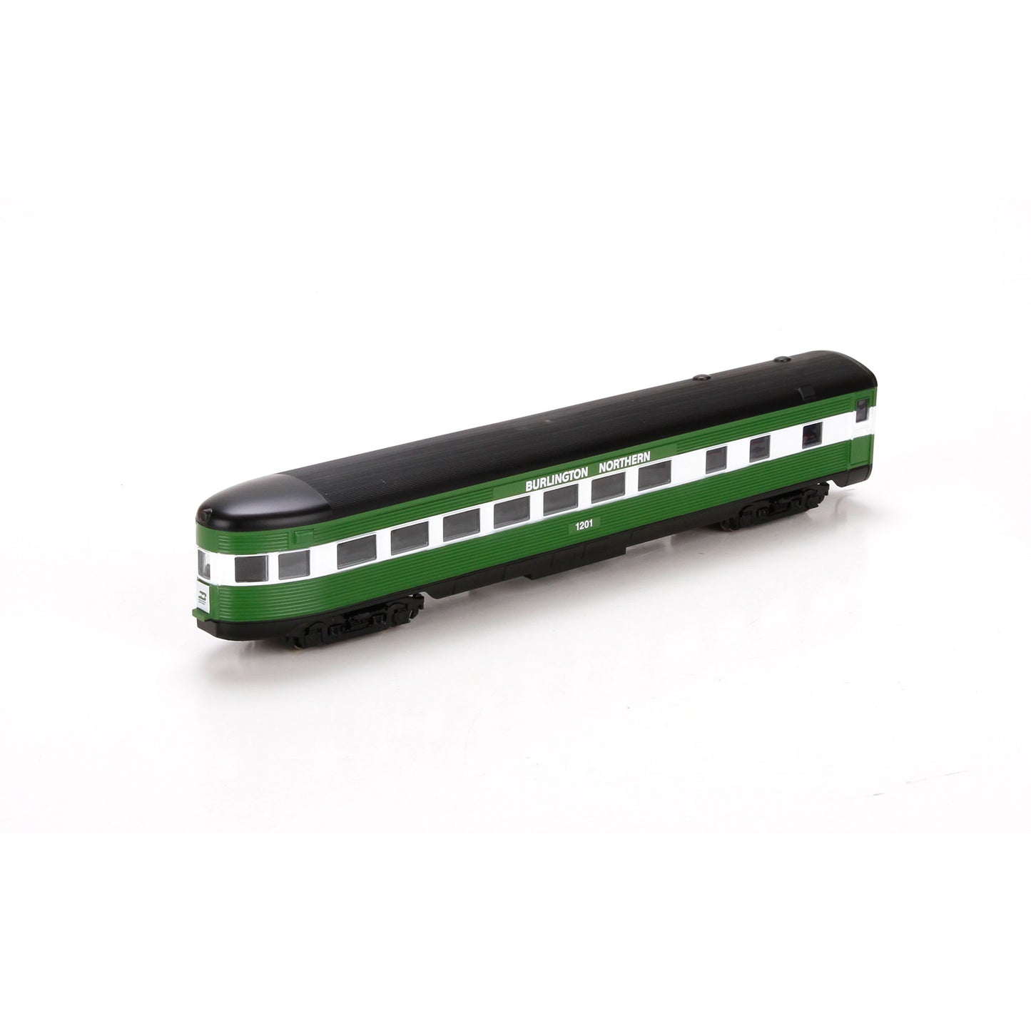 Athearn 79098 HO Burlington Northern RTR Streamline Observation Car #1201