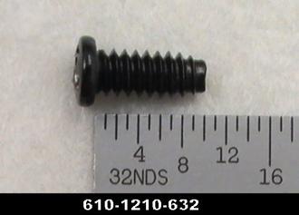 Lionel 1210-632 #6-32 x 5/16" Black Pan Head Machine Screw
