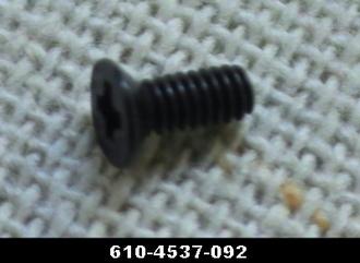 Lionel 6104537092 2x5x.4mm Black Phillips Flat Head Machine Screw