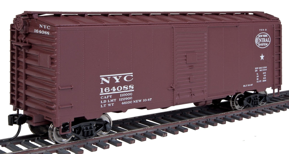 Walthers 910-1661 HO New York Central 40' AAR 1944 Boxcar - Ready to Run #164088