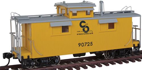 Walthers 920-103158 HO Chesapeake & Ohio 25' Wood Caboose - Ready to Run #90725