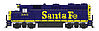 Kato 37-3021-1 HO Santa Fe EMD GP35 Phase IA Diesel Locomotive DCC #3301