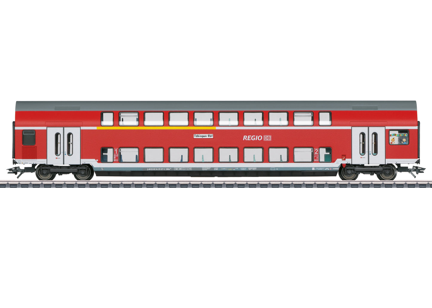 Marklin 43567 HO German Railroad Inc. 1st/2nd Class Bi-Level Passenger Car