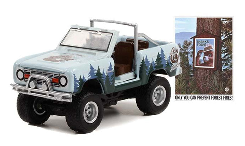 Greenlight Collectibles 38020-C 1:64 Only You Can Prevent Ford Bronco Pick-Up