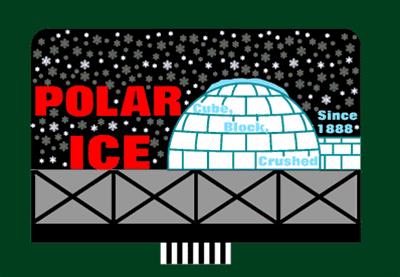 Miller Engineering 9681 HO/O Polar Ice Animated Billboard