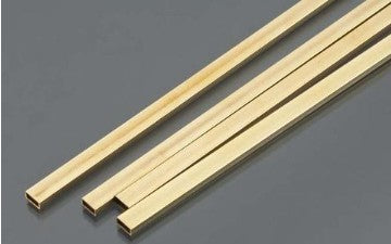 K&S 8264 1/8" x 1/4" x 12" Rectangular Brass Channel