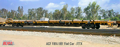 BLMA Models 51039 HO ACF F89-J 89' Flatcar w/Bulk/Pipe Riser Details #601444