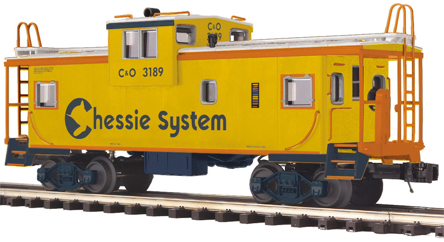 MTH 20-91550 O Chessie Extended Vision Caboose #3189 NIB