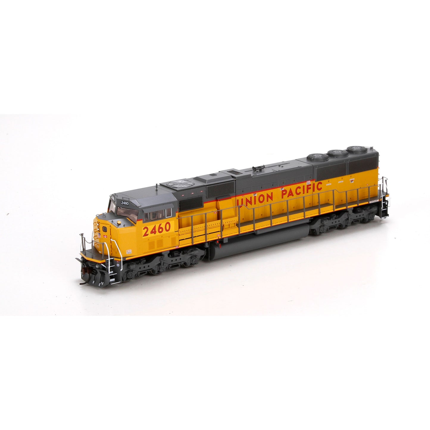 Athearn G67411 HO Union Pacific/Yellow Sill Stripe SD60M w/DCC & Sound #2460