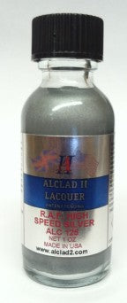Alclad II 125 High Speed Silver Lacquer 1oz Bottle