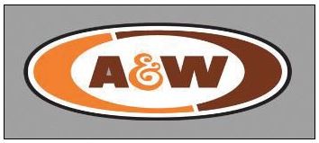 Miller Engineering 55045 O A&W Root Beer Double-Sided Rotating Sign