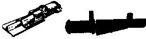Cal Scale 190-255 HO Coal Pusher (Used on Tenders; Unpainted Brass Casting)