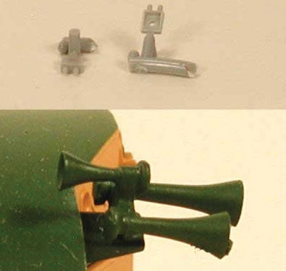 Cal Scale 190-620 HO Horn Mount Bracket Plastic (Pack of 2)