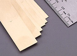 K&S 8238 .025" x 3/4" x 12" Brass Strip