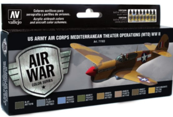 Vallejo Paint 71183 US Army Air Corps Mediterranean Theater Operations Paints