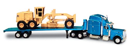 Norscot 55083 1:64 Die Cast Caterpillar Hauler w/12G Motor Grader