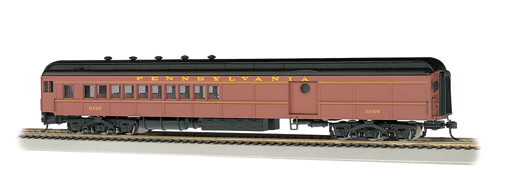 Bachmann 13607 HO PRR Postwar 72' Combine Car with Round Door Window #5159