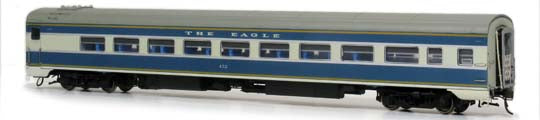 Rapido Trains 105048 HO MP/T&P 52-Seat Dayniter Passenger Coach #452