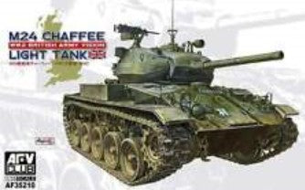 AFV Club AF35210 1:35 M24 Chaffee WW2 British Light Military Tank Model Kit